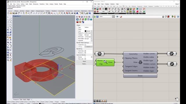 Grasshopper in Rhino3d v6 - Make 2D смотреть онлайн