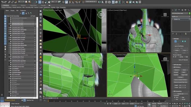 Building the Guyver In 3D - Part 2 (High Poly/3DS Max) смотреть онлайн