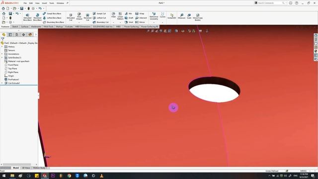 Smoothing Bad Surface | Solidworks Tutorial смотреть онлайн