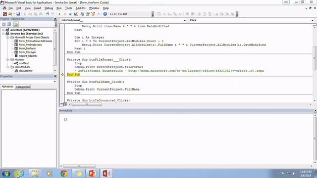 41. VBA - CurrentProject (Programming In Access 2013) смотреть онлайн