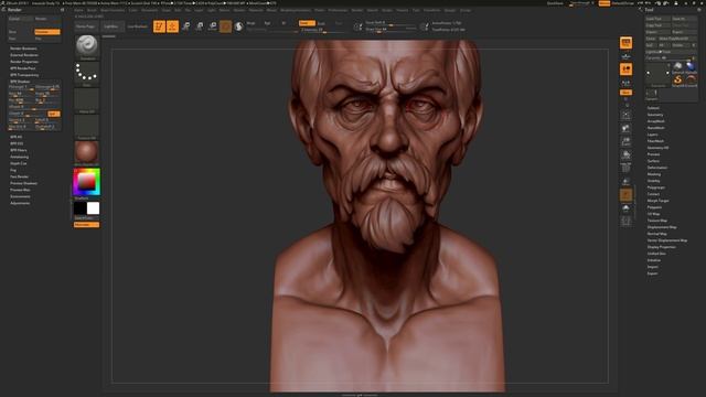 Basic ZBrush BPR Rendering смотреть онлайн
