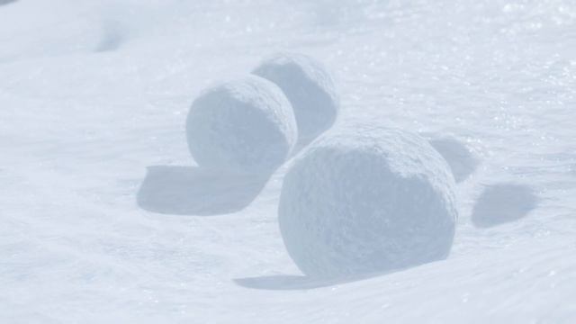 Blender | Winter Scene - Snowball Rolling | Rigid Body + Dynamic Paint Simulation | EEVEE - 4K смотреть онлайн