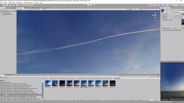 10 HYPER REALISTIC OCEANIC ENVIRONMENT HD SKYBOX PACK - Unity 3D Asset Showcase смотреть онлайн