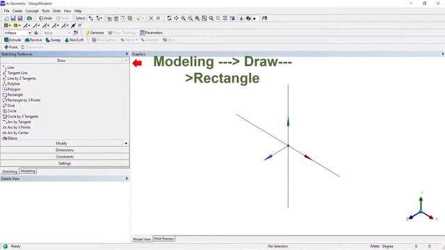 ANSYS Design Modeler Full Free Course, Session 1.1: Overview of General Software Environment смотреть онлайн