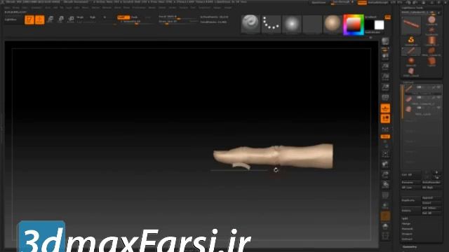 جعفر صیدی : آموزش حرفه ای زیبراش حجاری دست Zbrush Sculpting Hand смотреть онлайн