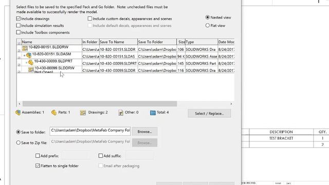 SolidWorks Pack and Go смотреть онлайн