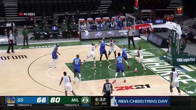 Stephen Curry put Jrue Holiday in the blender | Warriors vs Bucks смотреть онлайн