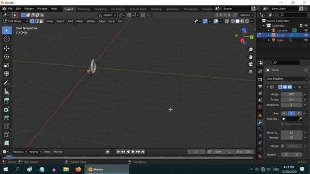 Easy Blender Modeling | Create A Spring In One Minute | Easy Method | Blender 2.9x Eevee & Cycles смотреть онлайн
