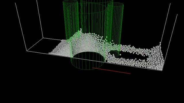 Verlet Physics - CUDA - 8192 bodies ~100 fps (GTX+ 9800) смотреть онлайн