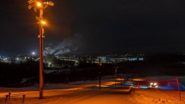Архитектурно-художественное освещение горнолыжного комплекса