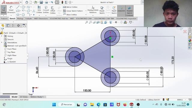 Exercise 21 Solidworks смотреть онлайн