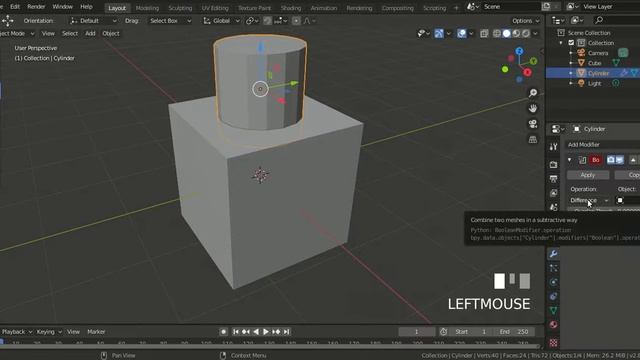 Cara Membuat Lubang Melingkar Pada Objek Dengan Cepat - Tips Blender Spesial Sahur #3 смотреть онлайн