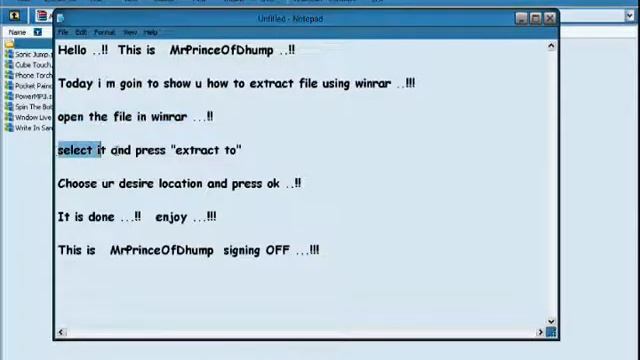 How to Extract file using WINRAR ..? смотреть онлайн