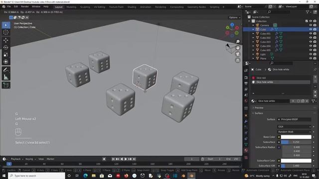 Blender Tutorial - How To Make Dice In Blender - Part 2 смотреть онлайн