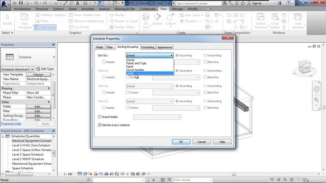 Learning Autodesk Revit MEP | 115 MEP Schedules смотреть онлайн