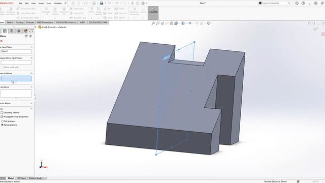 3D Drawing In Solidworks رسم ثلاثي الابعاد على السولدووركس