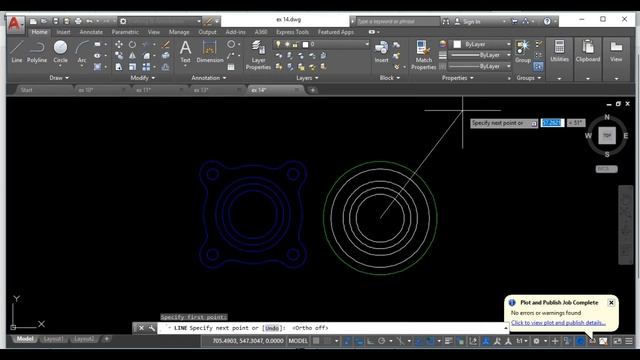 Autocad 2d practice tutorial for beginners смотреть онлайн