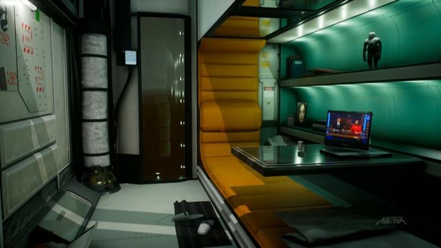 Scifi Cabin Environment - Unreal 4 смотреть онлайн