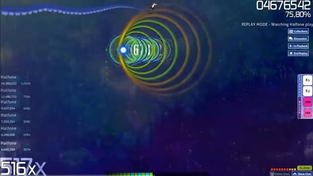 osu! Various Artist - Long Stream Practice Maps [Identity Part 4 BPM140] - Halfone play only mouse смотреть онлайн