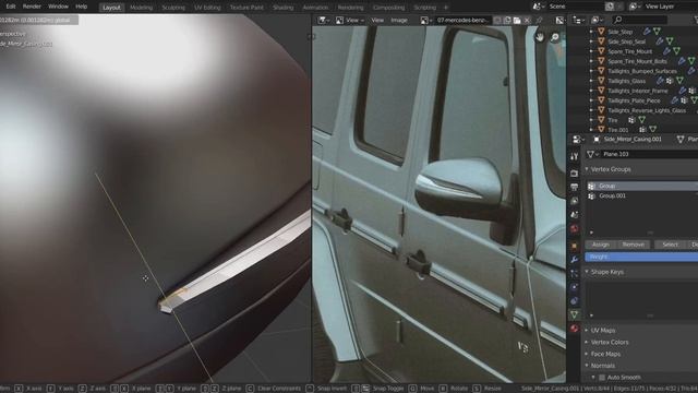 Blender 2.8 Car Modeling Tutorial - Part 93 (Side Mirrors Light) смотреть онлайн