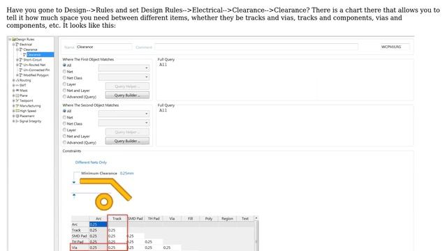Altium Designer: How to tell the auto router not to place vias too close to other components? смотреть онлайн