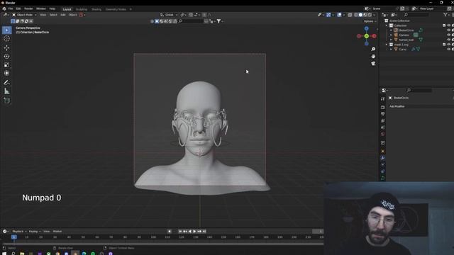 blender chrometype mask tutorial ( free assets ) смотреть онлайн