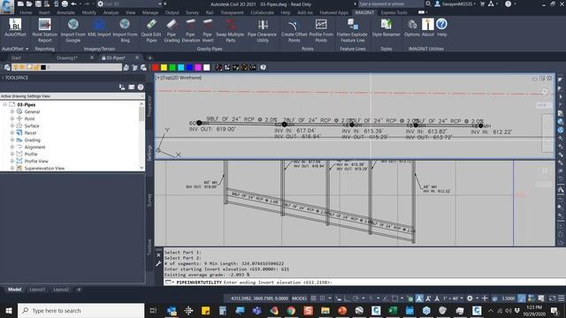 IMAGINiT Civil 3D Utilities 2021 смотреть онлайн