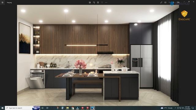 Vray Vs Enscape Full Comparison | Enscape Interior Render  | SketchUp Tutorial | Enscape Tutorial