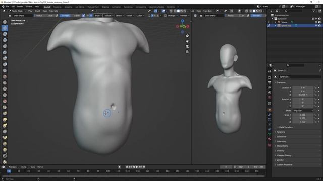Daily sculpting vlog - Day 108 - Learning Female Anatomy смотреть онлайн