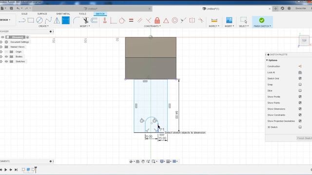 Fusion 360 Tutorial (Basic) | Exercises #2 смотреть онлайн