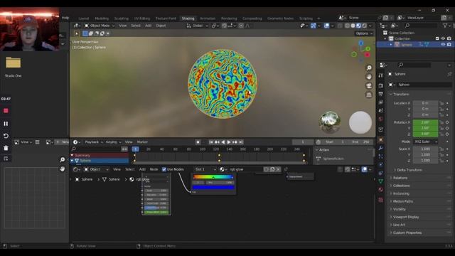 Trippy RGB shader blender eevee tutorial - basic shader nodes смотреть онлайн