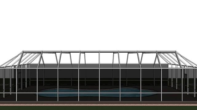Sketchup 3D Animation- Pool Enclosure-Sections смотреть онлайн