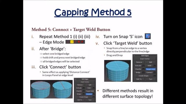 3ds Max Capping Method & Surface Creation смотреть онлайн
