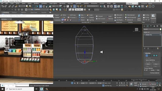 3dsMax Tutorials, Learn 3D Modeling a Coffee Stall from Scratch in 3dsmax ( Part 3) смотреть онлайн
