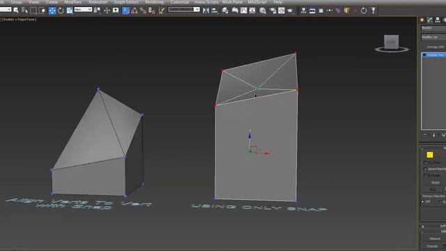 Align Verts in 3DS Max: Snap vs AlignVertsToVert script смотреть онлайн