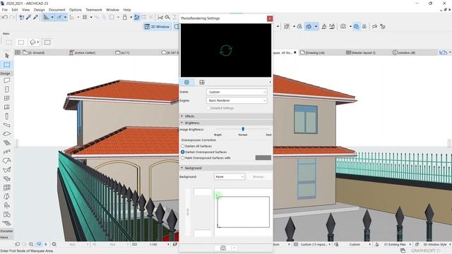 Rendering 3D model in ArchiCAD смотреть онлайн