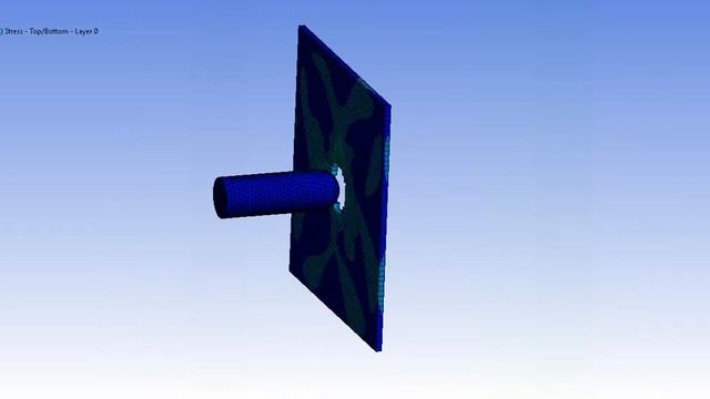 Drop-Weight Impact Test of Carbon Fiber Reinforced Epoxy Composite on Ansys Explicit Dynamics смотреть онлайн