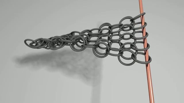 Mass FX test. Chainmail in wind смотреть онлайн