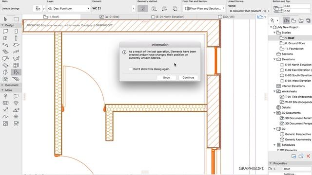 ArchiCAD Module 4: Accessory (Bathroom WC) смотреть онлайн