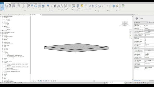 Revit by Dwane - 009 Foundation Slab Edge Thickening смотреть онлайн