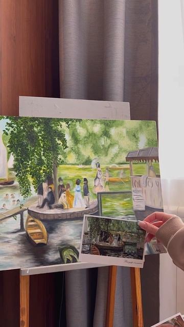 Ренуар для радости #искусство #картинамаслом #картиныназаказ #ренуар смотреть онлайн