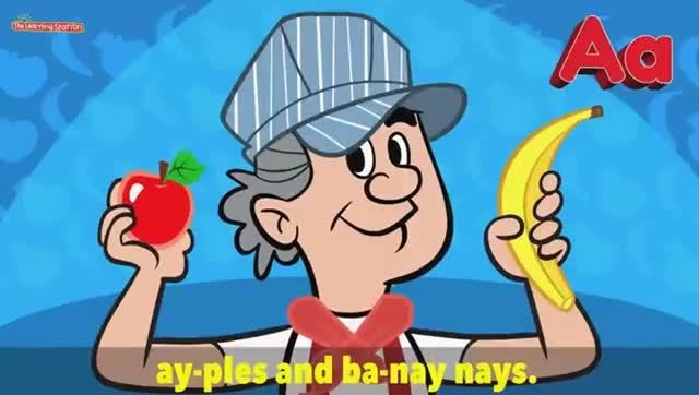 Английский для детей Песенка Apples and Bananas смотреть онлайн