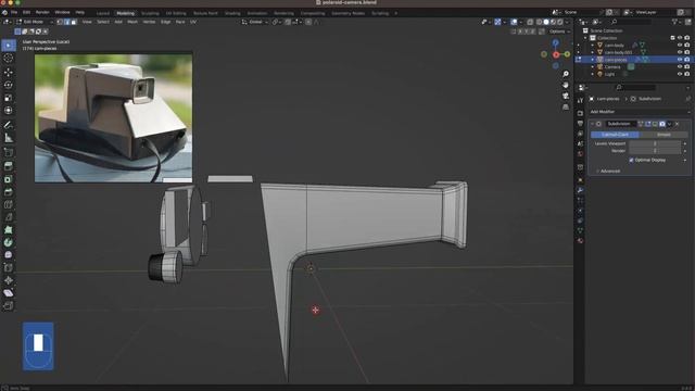 Create a Polaroid Camera in Blender — Part 2 смотреть онлайн