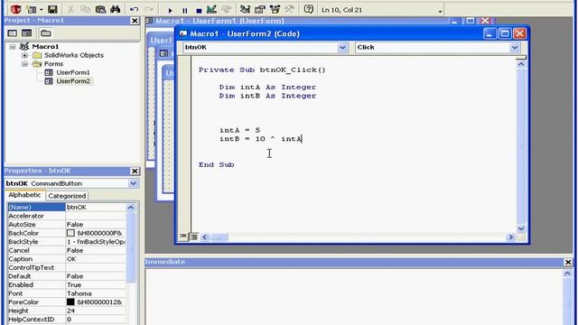 SOLIDWORKS VBA 09 ( Expressions and Math Operators ) Tutorial смотреть онлайн
