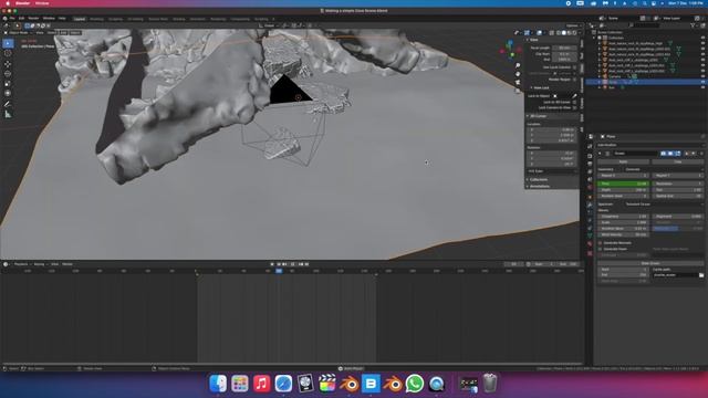 Building a Cave in Blender Using Real Rocks! (Eevee Walkthrough) смотреть онлайн