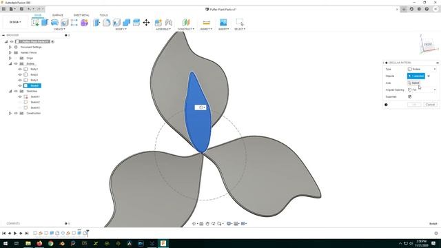 Modeling the Puffer Plant - Part 1 - Blender and Fusion 360 Fun смотреть онлайн