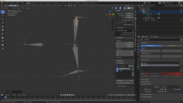 How To Control The Pole Target - Blender IK Leg Rig Tutorial смотреть онлайн