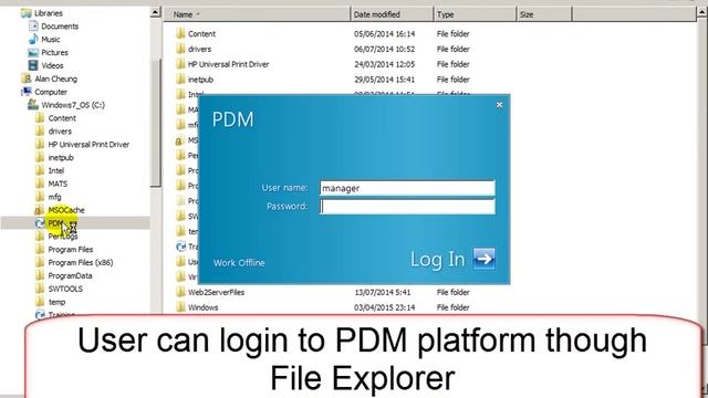 SolidWorks PDM 功能介紹 : 內置客戶端登入模式 смотреть онлайн