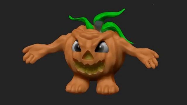 Pumpkin Toon 3D model from CGTrader.com смотреть онлайн