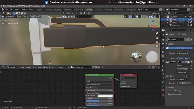 How to Make Glass Material in Eevee or Cycle Render Engine | Blender 2.93 Bangla Tutorial 2021 смотреть онлайн